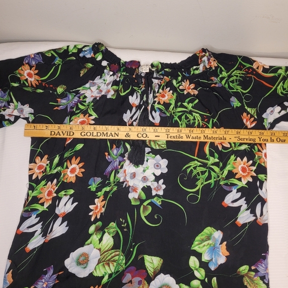 Umgee Floral Boho Lightweight Dress sz S R7079 - Picture 6 of 9